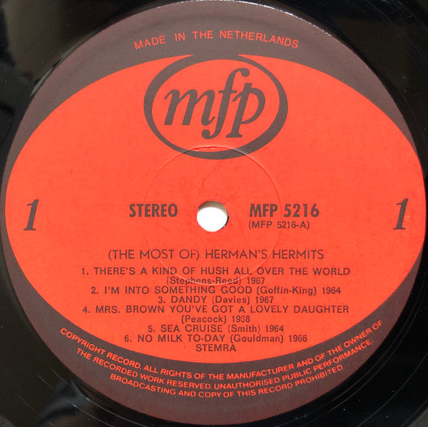 Herman's Hermits : The Most Of Herman's Hermits (LP, Comp)