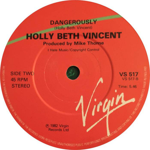 Holly Beth Vincent : For What It's Worth (What's That Sound) (7", Single)