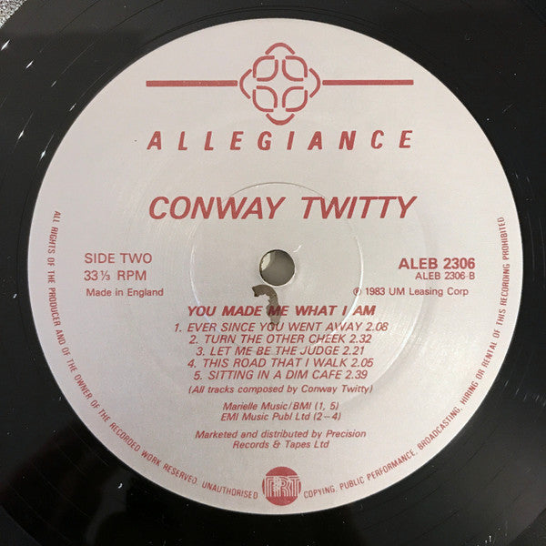 Conway Twitty : You Made Me What I Am (LP, Comp)