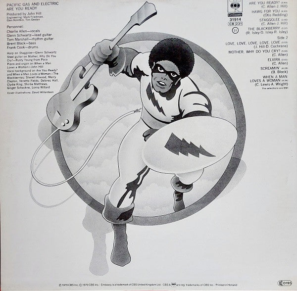 Pacific Gas And Electric* : Are You Ready? (LP, Album, RE)