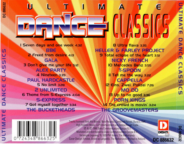 Various : Ultimate Dance Classics (CD, Comp)