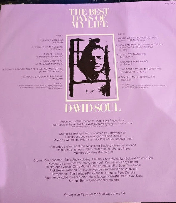 David Soul : The Best Days Of My Life (LP)