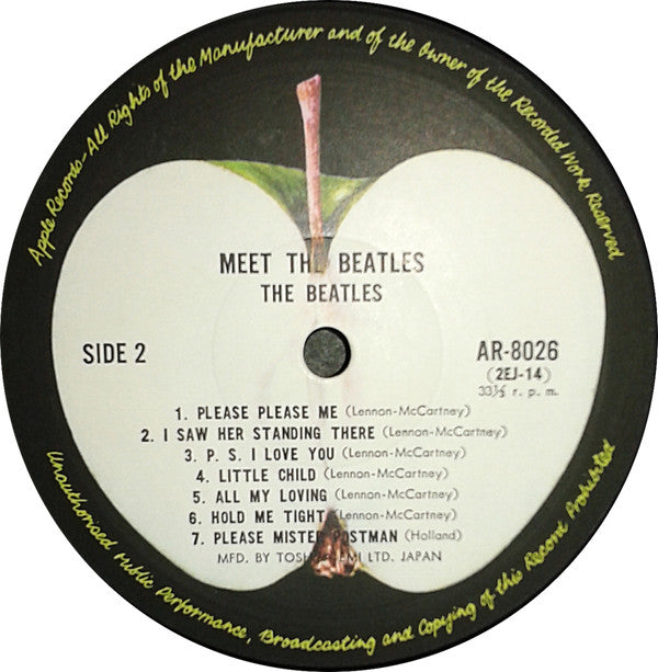 The Beatles : Meet The Beatles! (LP, Album, Mono, RE)