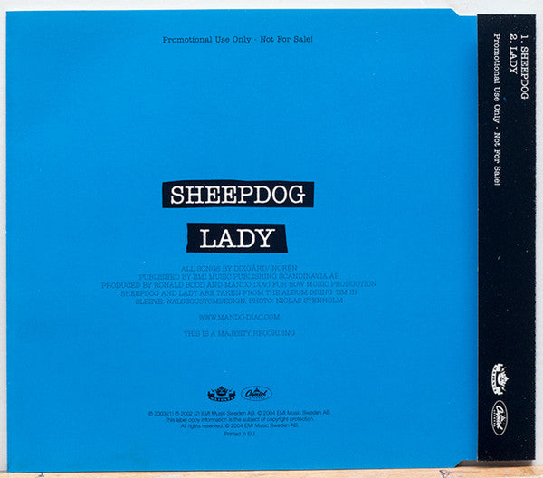 Mando Diao : Sheepdog (CD, Promo)