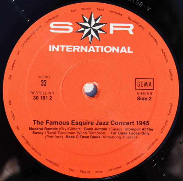 Various : The Famous Esquire Jazz Concert 1945 (3xLP, Mono + Box, Comp)