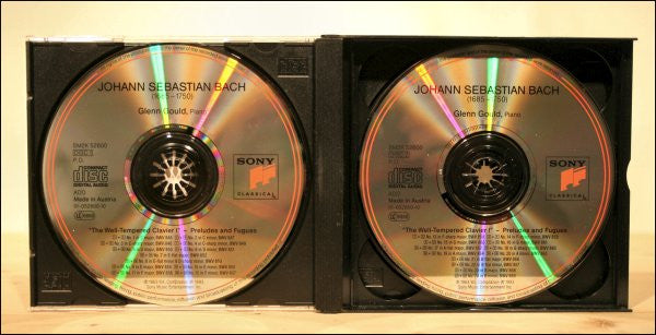 Johann Sebastian Bach, Glenn Gould : The Well-Tempered Clavier I & II = Das Wohltemperierte Clavier I & II = Le Clavier Bien Tempéré I & II (4xCD, Comp, RM)