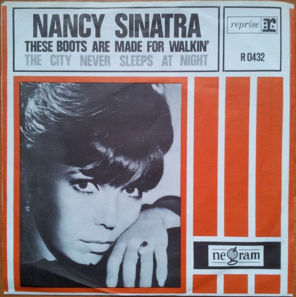 Nancy Sinatra : These Boots Are Made For Walkin' (7", Single, Red)