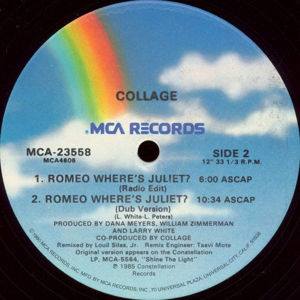Collage (3) : Romeo Where's Juliet? (12")