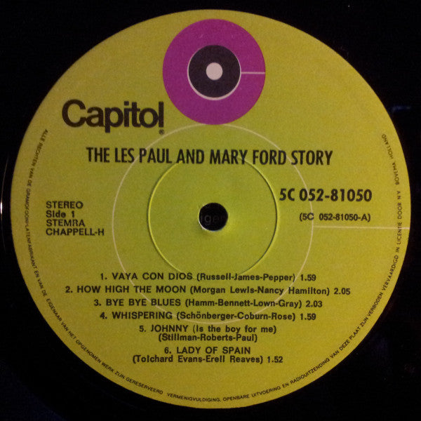 Les Paul & Mary Ford : The Les Paul & Mary Ford Story (LP, Comp)