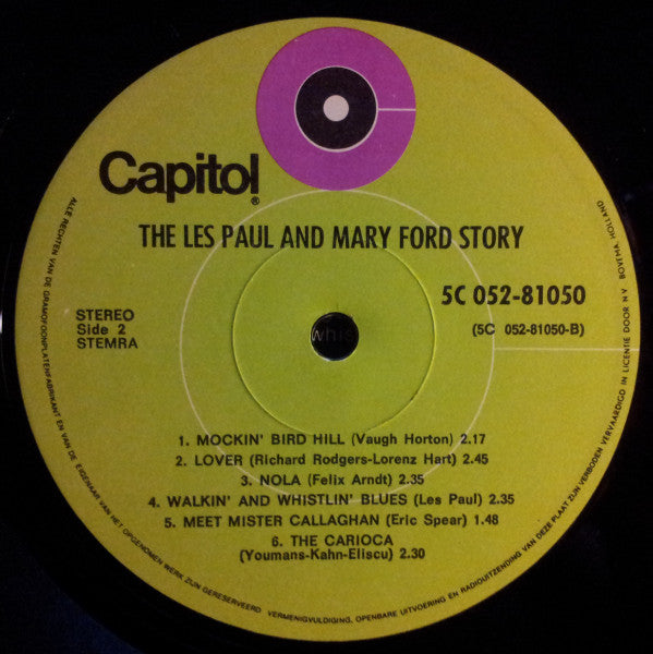 Les Paul & Mary Ford : The Les Paul & Mary Ford Story (LP, Comp)