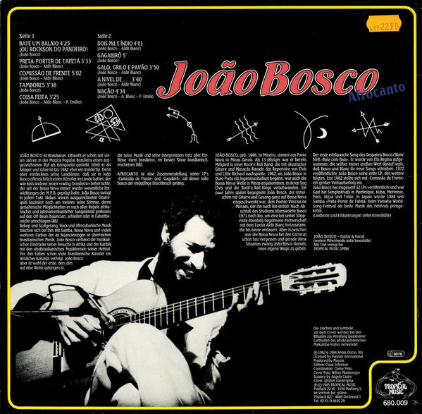 João Bosco : Afrocanto (LP, Comp)