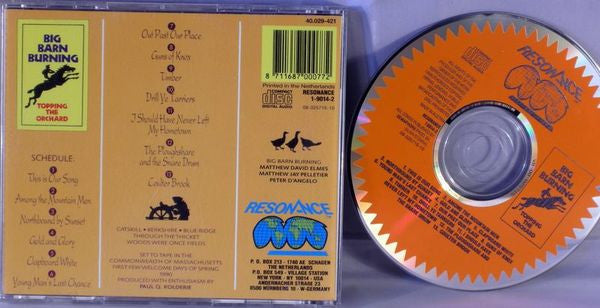 Big Barn Burning : Topping The Orchard (CD, Album)