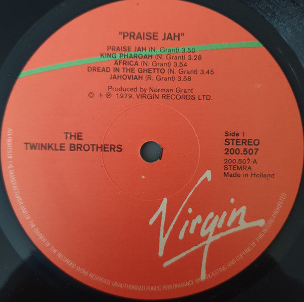 Twinkle Brothers : Praise Jah (LP, Album)