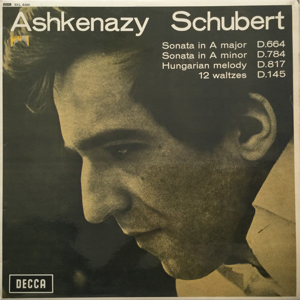 Vladimir Ashkenazy / Franz Schubert : Piano Works (LP, RP)