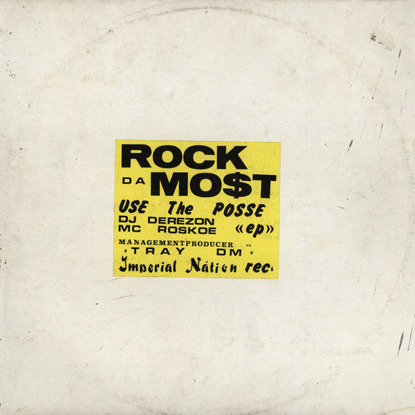 Rock Da Mo$T : Use The Posse EP (12", EP)