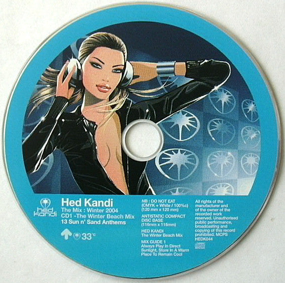 Various : Hed Kandi The Mix : Winter 2004 (3xCD, Mixed)
