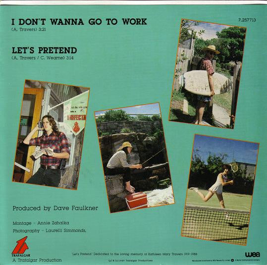 The Happening Thang : I Don't Wanna Go To Work (7", Single)