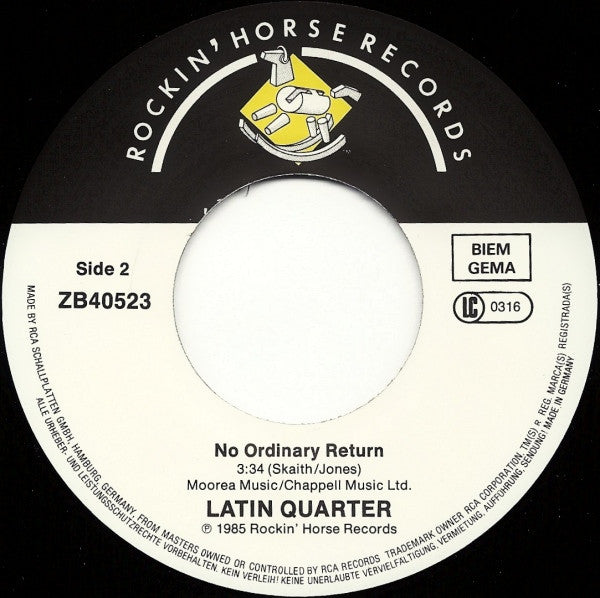 Latin Quarter : Modern Times (7", Single)