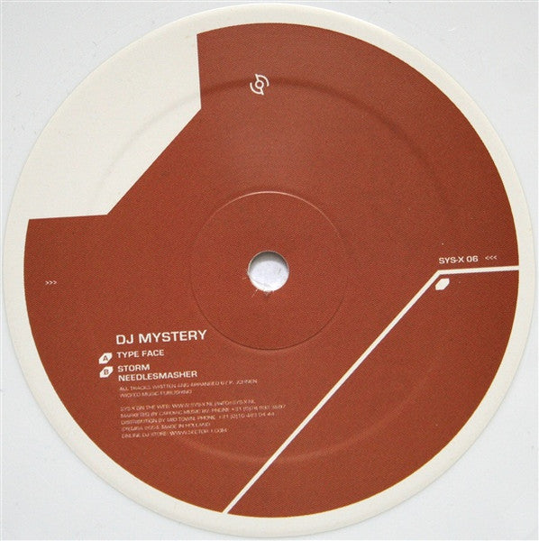 DJ Mystery (3) : Type Face (12", Whi)