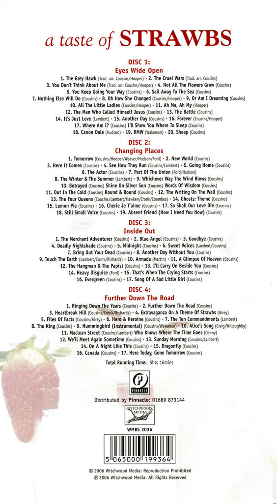 Strawbs : A Taste Of Strawbs (5xCD, Album, Comp + Box)