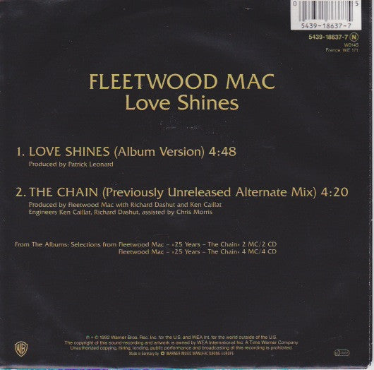 Fleetwood Mac : Love Shines (7")