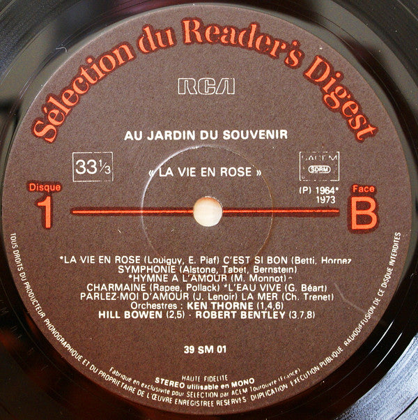 Various : Au Jardin Du Souvenir 1 (LP, Comp)