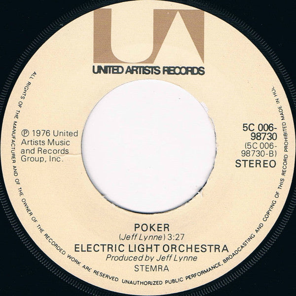 Electric Light Orchestra : Rockaria! (7", Single)