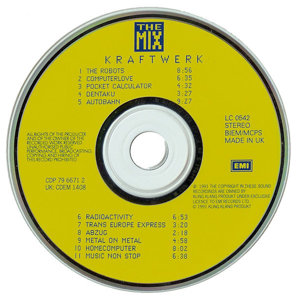 Kraftwerk : The Mix (CD, Album)