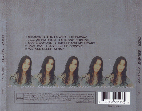 Cher : Believe (CD, Album)