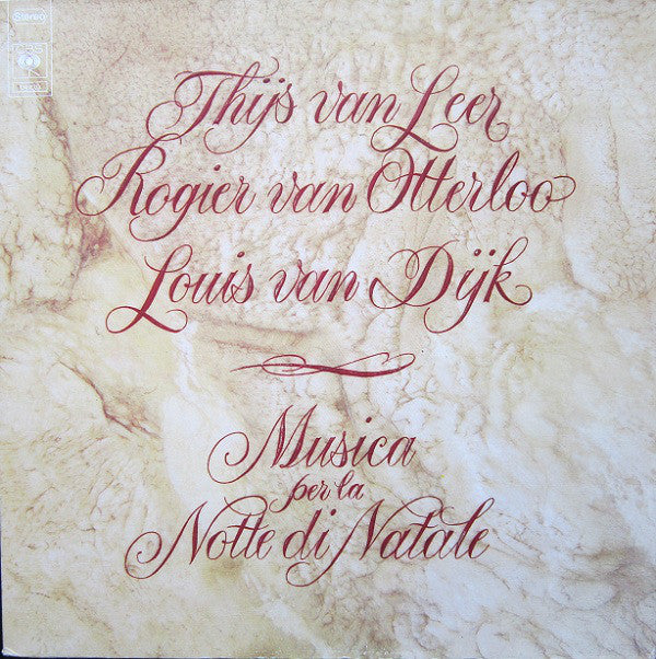 Thijs van Leer, Rogier van Otterloo, Louis van Dijk : Musica Per La Notte Di Natale (LP, Emb)