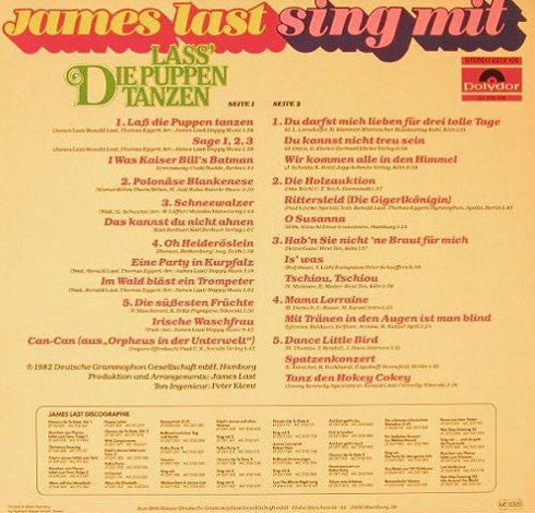 James Last : Sing Mit 9 - Lass' Die Puppen Tanzen (LP, Album)