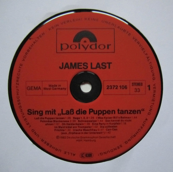 James Last : Sing Mit 9 - Lass' Die Puppen Tanzen (LP, Album)