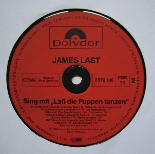 James Last : Sing Mit 9 - Lass' Die Puppen Tanzen (LP, Album)