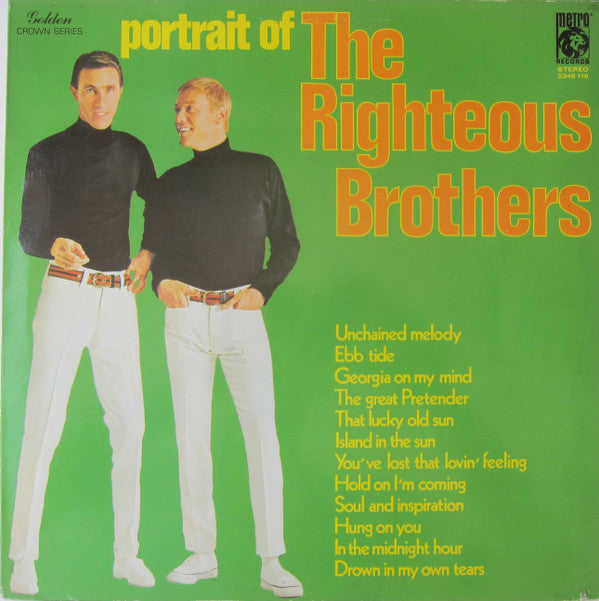 The Righteous Brothers : Portrait Of The Righteous Brothers (LP, Comp)