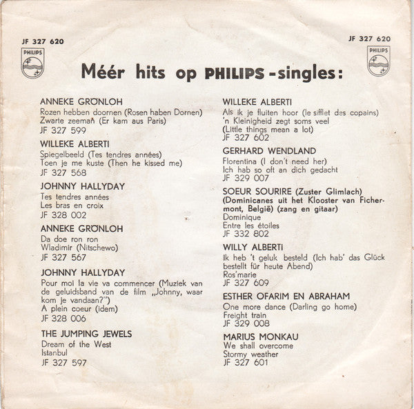 The Dutch Swing College Band : Dominique / You Are My Sunshine (7", Single)