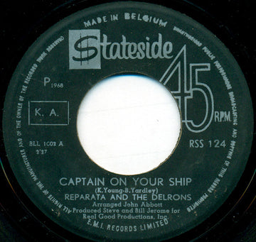 Reparata And The Delrons : Captain On Your Ship (7", Single)