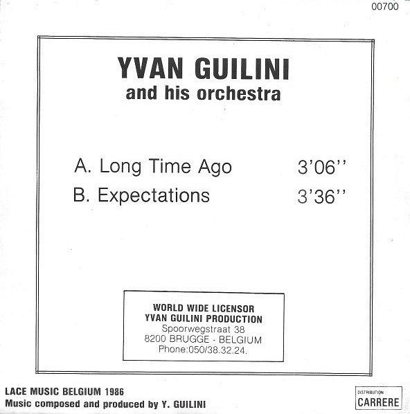 Yvan Guilini : Long Time Ago (7", Single)