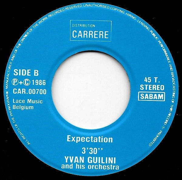 Yvan Guilini : Long Time Ago (7", Single)