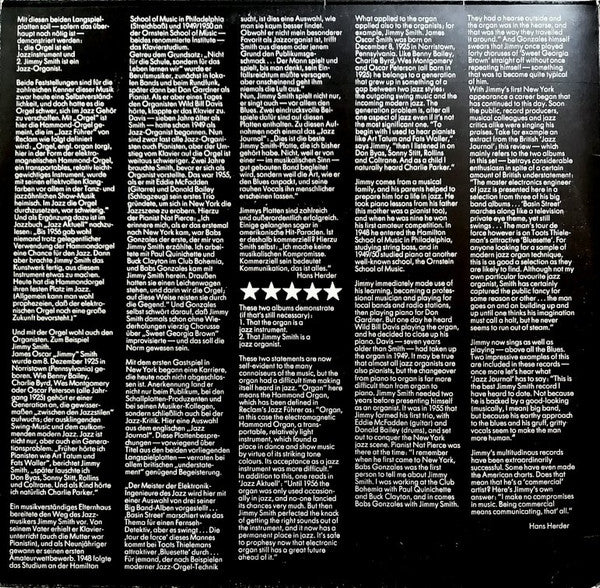 Jimmy Smith : Jazz-History, Vol. 1 (2xLP, Comp)