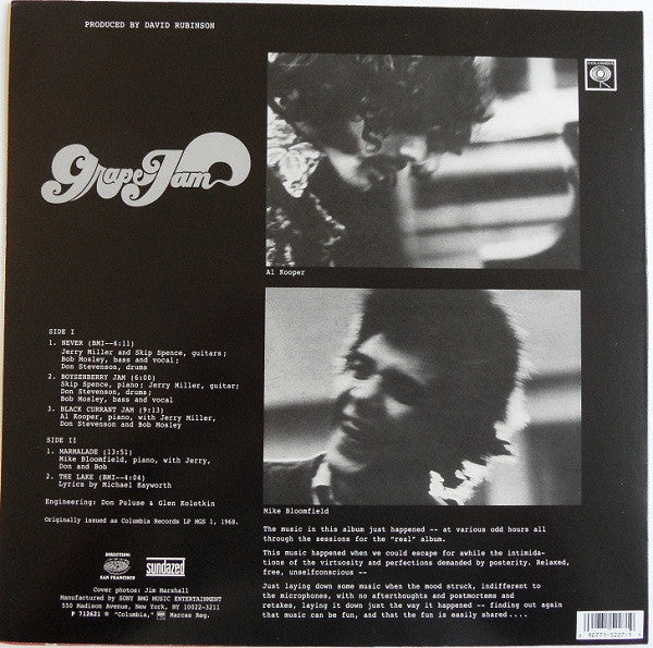 Moby Grape : Grape Jam (LP, Album, RE)