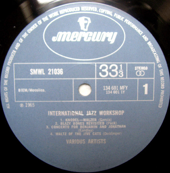Various : International Jazz Workshop (LP, Album)