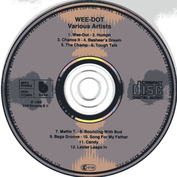 Various : Wee-Dot (As Long As You Can Dance To The Music) (CD, Comp)