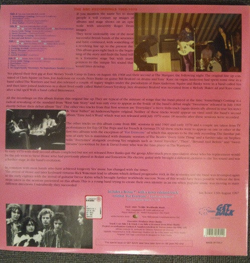 Yes : Something's Coming: The BBC Recordings 1969-1970 (2xLP, Comp + 7", S/Sided)