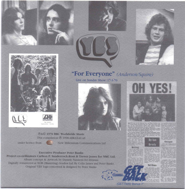 Yes : Something's Coming: The BBC Recordings 1969-1970 (2xLP, Comp + 7", S/Sided)