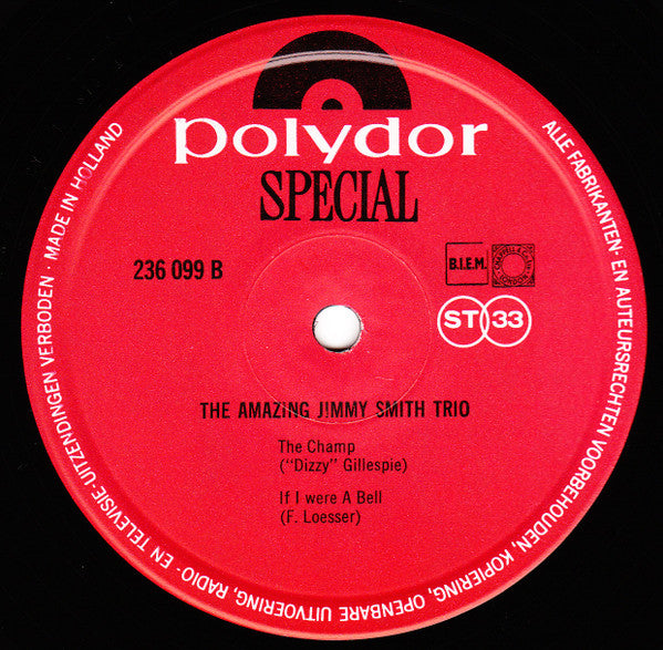 Jimmy Smith Trio : Live At The Village Gate (LP)