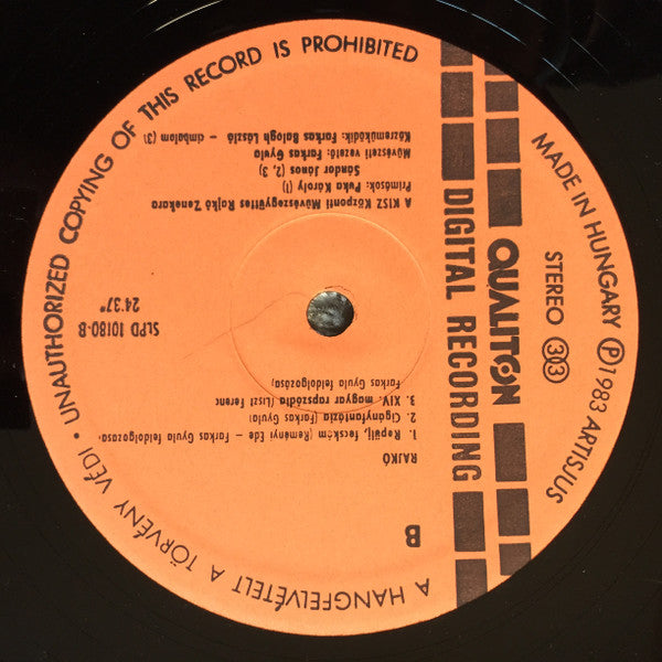 Rajkó : Rajkó (LP, Album)