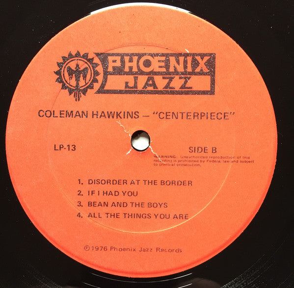 Coleman Hawkins : Centerpiece (LP)