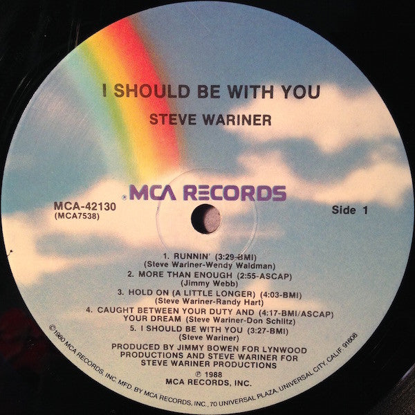 Steve Wariner : I Should Be With You (LP, Album, Pic)