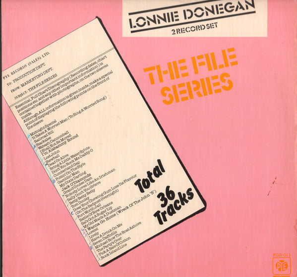 Lonnie Donegan : The File Series - Lonnie Donegan (2xLP, Comp)
