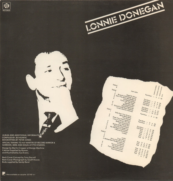 Lonnie Donegan : The File Series - Lonnie Donegan (2xLP, Comp)